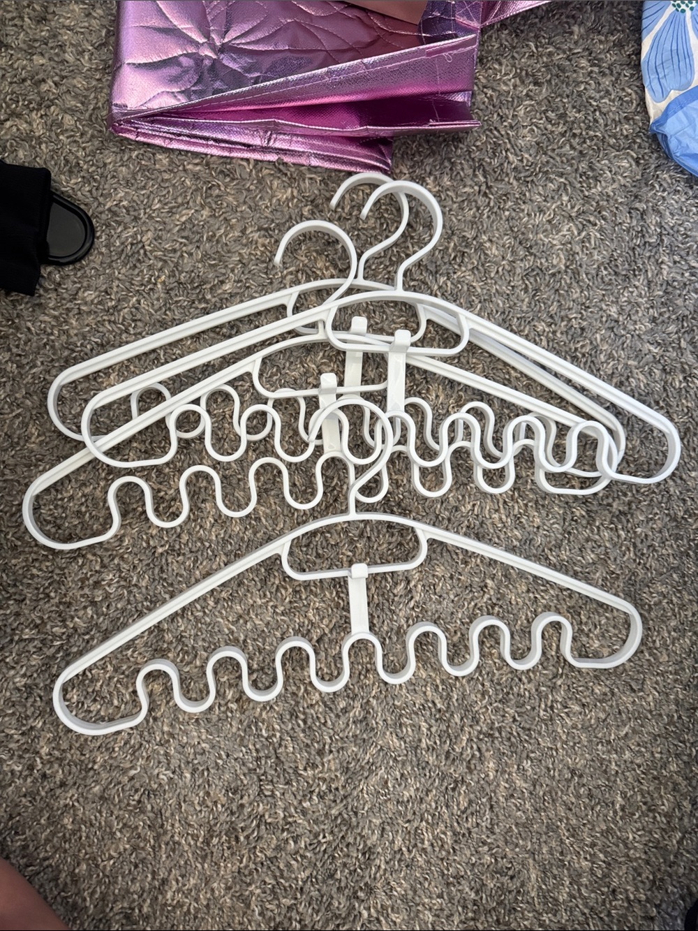 4- The Container Store Wavy Accessory Hangers